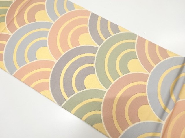 JAPANESE FUKURO OBI / WOVEN SEIGAIHA